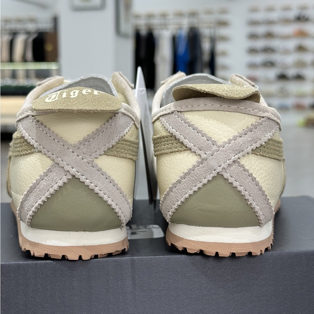 Onitsuka Tiger Mexico 66 Cream Beige Sneakers Women Casual Shoes - Picture 3 of 7